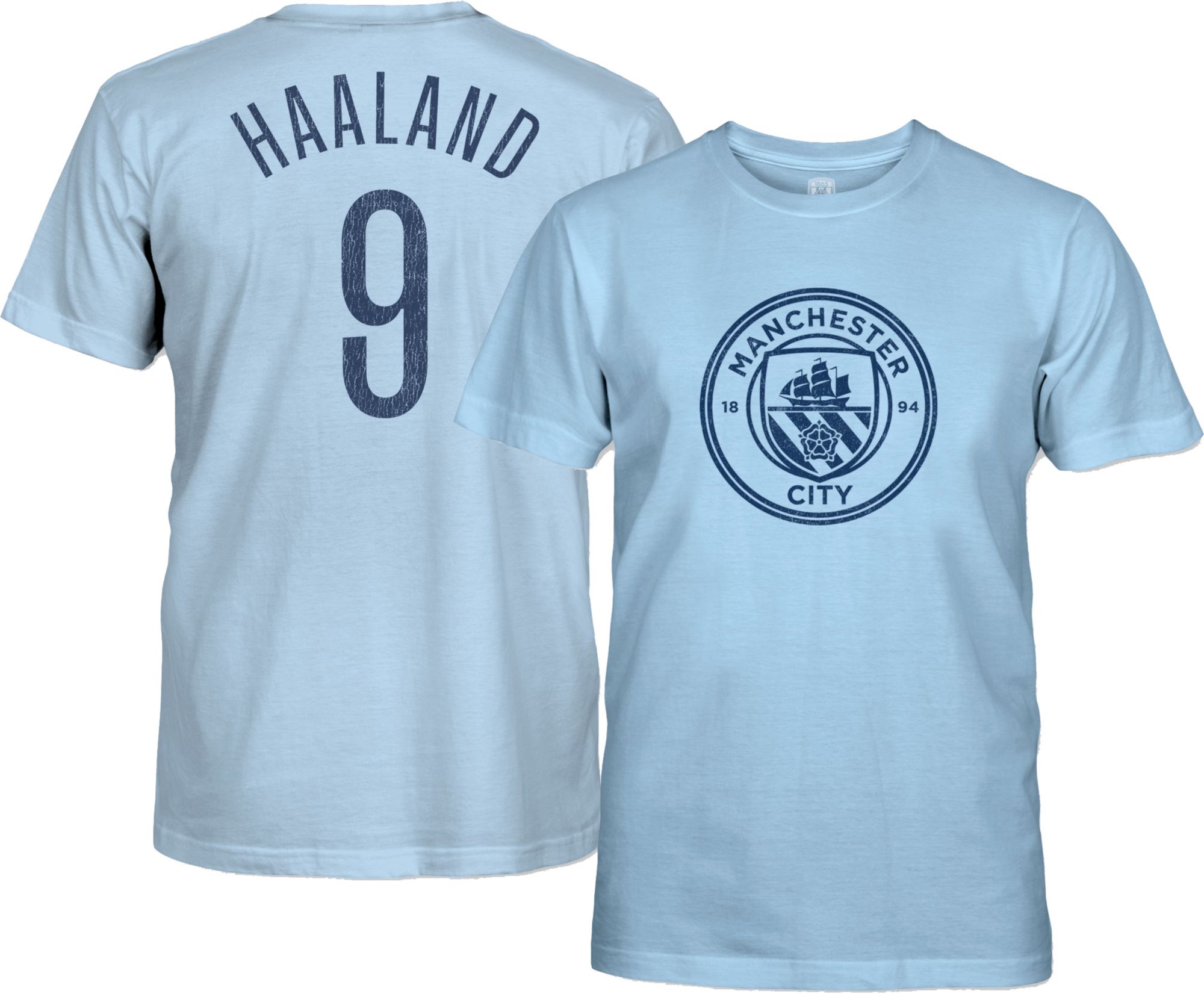 1863 FC Manchester City Erling Haaland #9 Light Blue T-Shirt